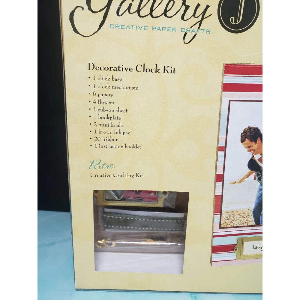 Clock Kit Creative Paper Crafts Decorative Hobby New Great Gift